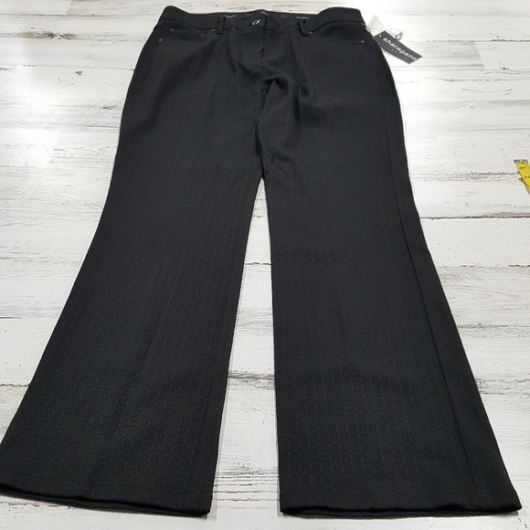 Sharagano Stretch Grace Black Pants Size 10 - Picture 4 of 7